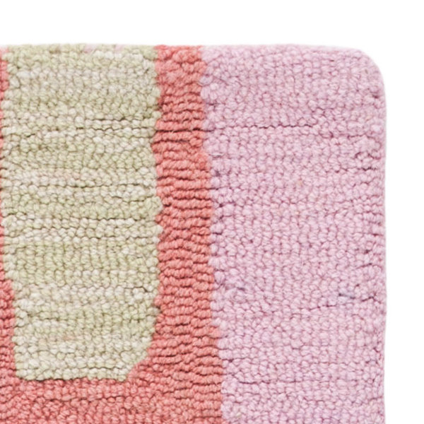 Isabelle & Max™ Krystyna Handmade Pink/Blue/Orange Rug & Reviews Wayfair